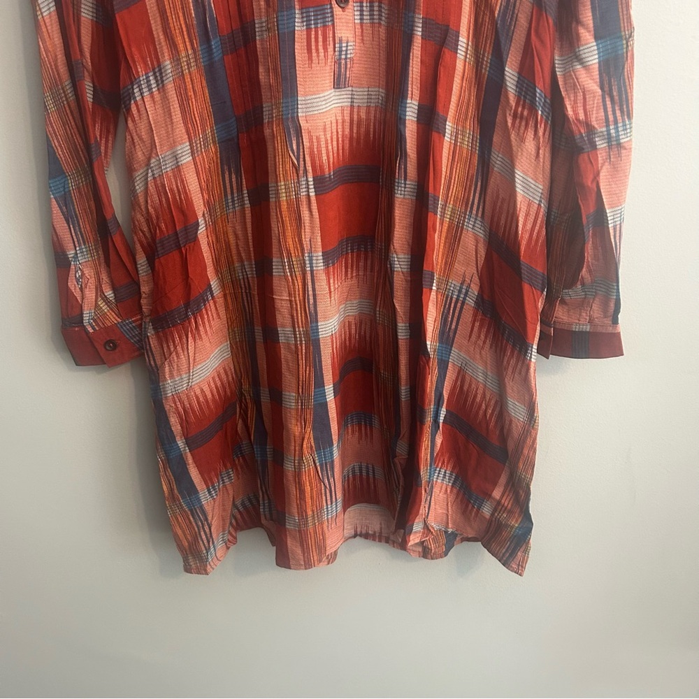 Sao Paulo Plaid Tunic Shirt Dress - Anthropologie - 11 Tylho - Picture 6 of 10
